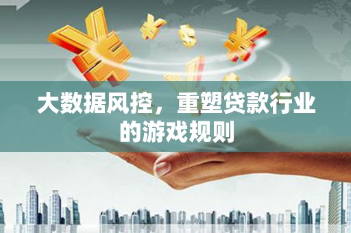美姑大数据风控，重塑贷款行业的游戏规则