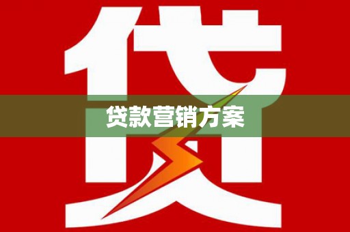 美姑贷款营销方案