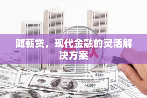 美姑随薪贷，现代金融的灵活解决方案