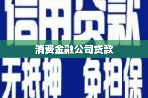 美姑消费金融公司贷款