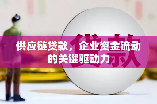 美姑供应链贷款，企业资金流动的关键驱动力