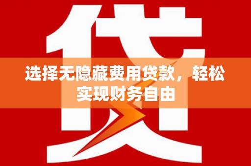 美姑选择无隐藏费用贷款，轻松实现财务自由