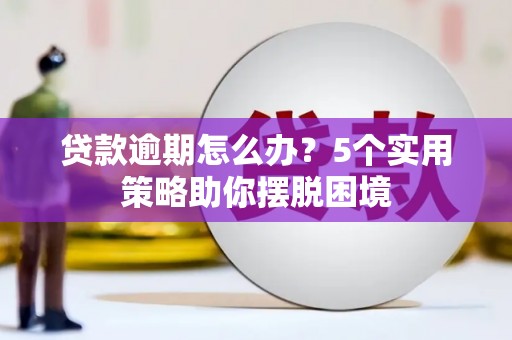 美姑贷款逾期怎么办？5个实用策略助你摆脱困境