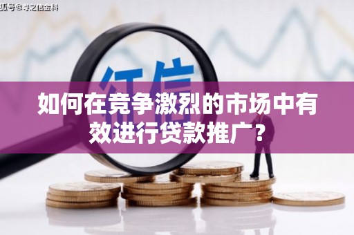 美姑如何在竞争激烈的市场中有效进行贷款推广？