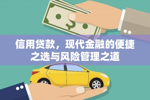 美姑信用贷款，现代金融的便捷之选与风险管理之道