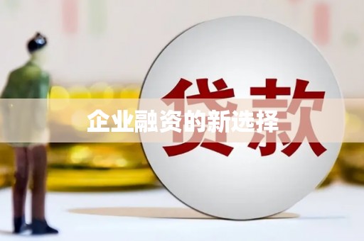 美姑企业融资的新选择