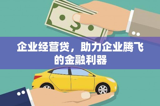 美姑企业经营贷，助力企业腾飞的金融利器