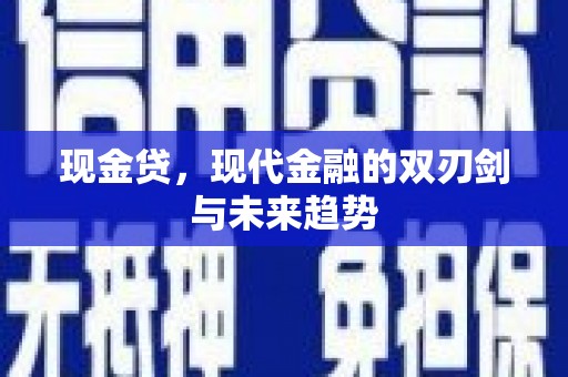 美姑现金贷，现代金融的双刃剑与未来趋势