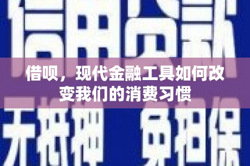 美姑借呗，现代金融工具如何改变我们的消费习惯
