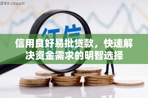 美姑信用良好易批贷款，快速解决资金需求的明智选择