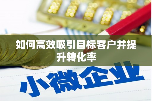 美姑如何高效吸引目标客户并提升转化率