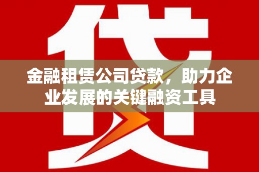 美姑金融租赁公司贷款，助力企业发展的关键融资工具