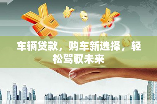 美姑车辆贷款，购车新选择，轻松驾驭未来