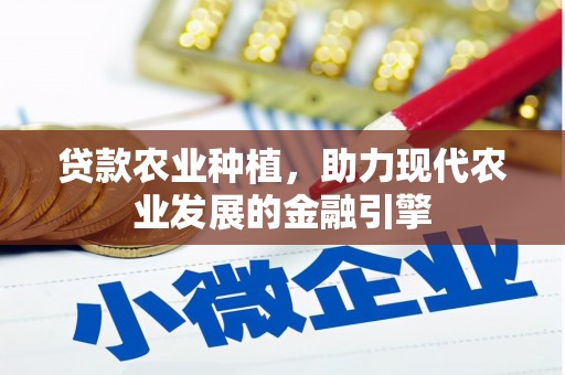 美姑贷款农业种植，助力现代农业发展的金融引擎