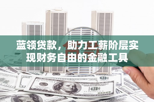 美姑蓝领贷款，助力工薪阶层实现财务自由的金融工具