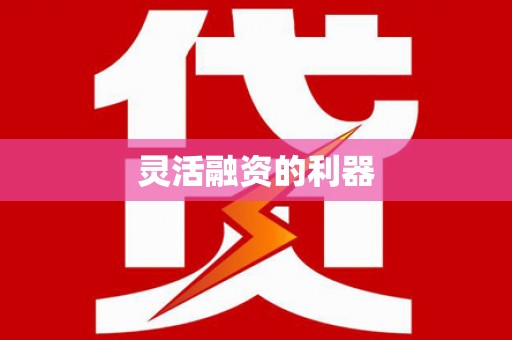 美姑灵活融资的利器