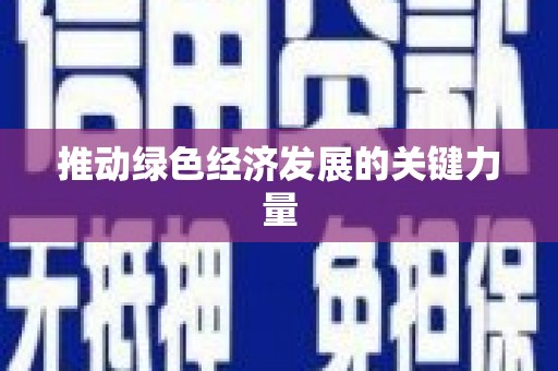 美姑推动绿色经济发展的关键力量